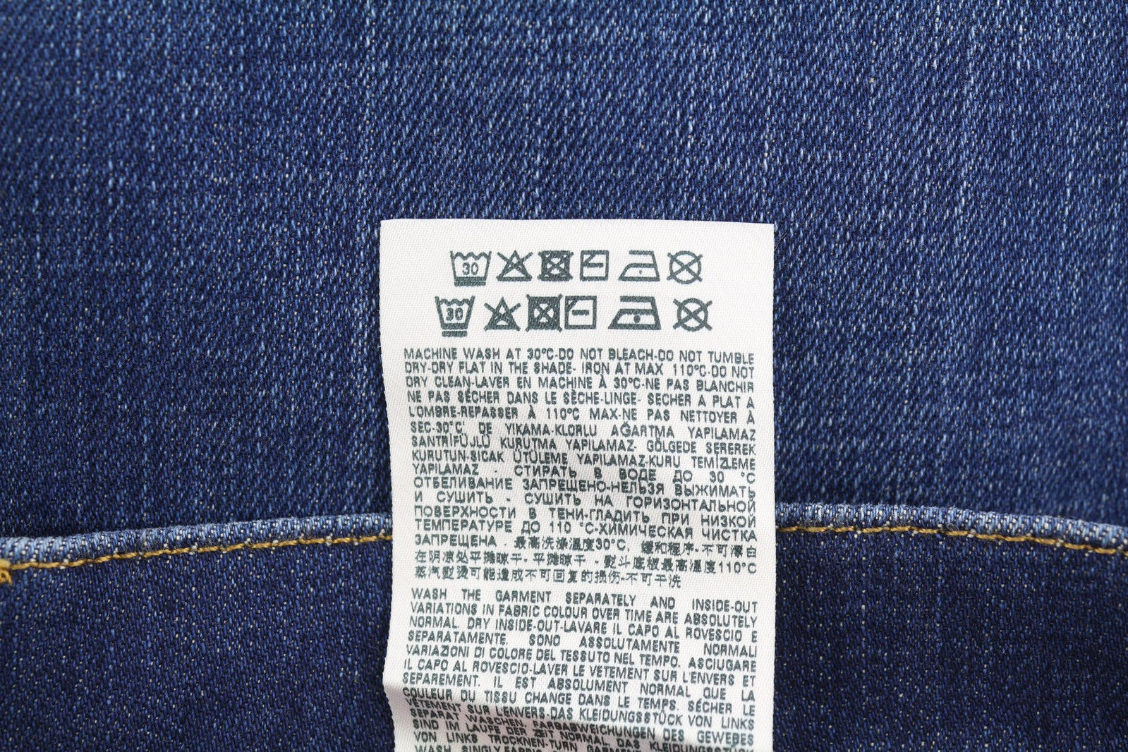 DIESEL D-Mihtry 009NN vyriški džinsai W30/L32 tiesaus kirpimo, tamprūs, skalbto mėlyno logotipo imitacija 