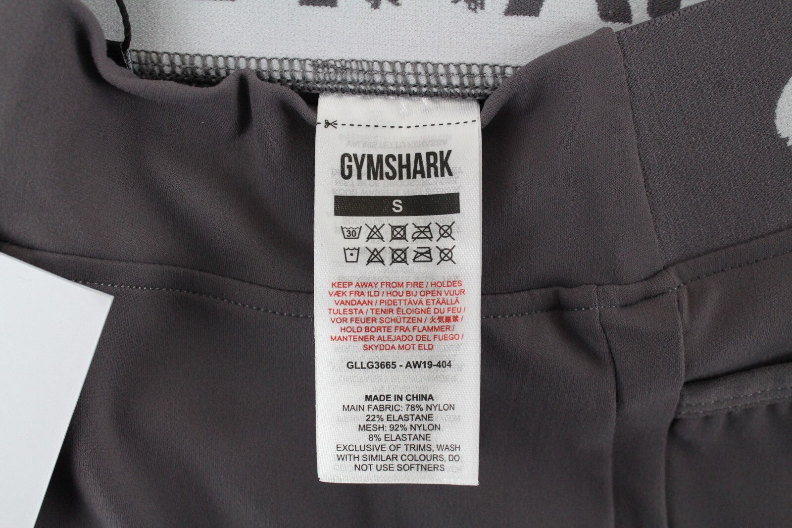 GYMSHARK Legacy moteriškos tamprės S dydžio, levandų spalvos, tamprios sportinės kelnės 