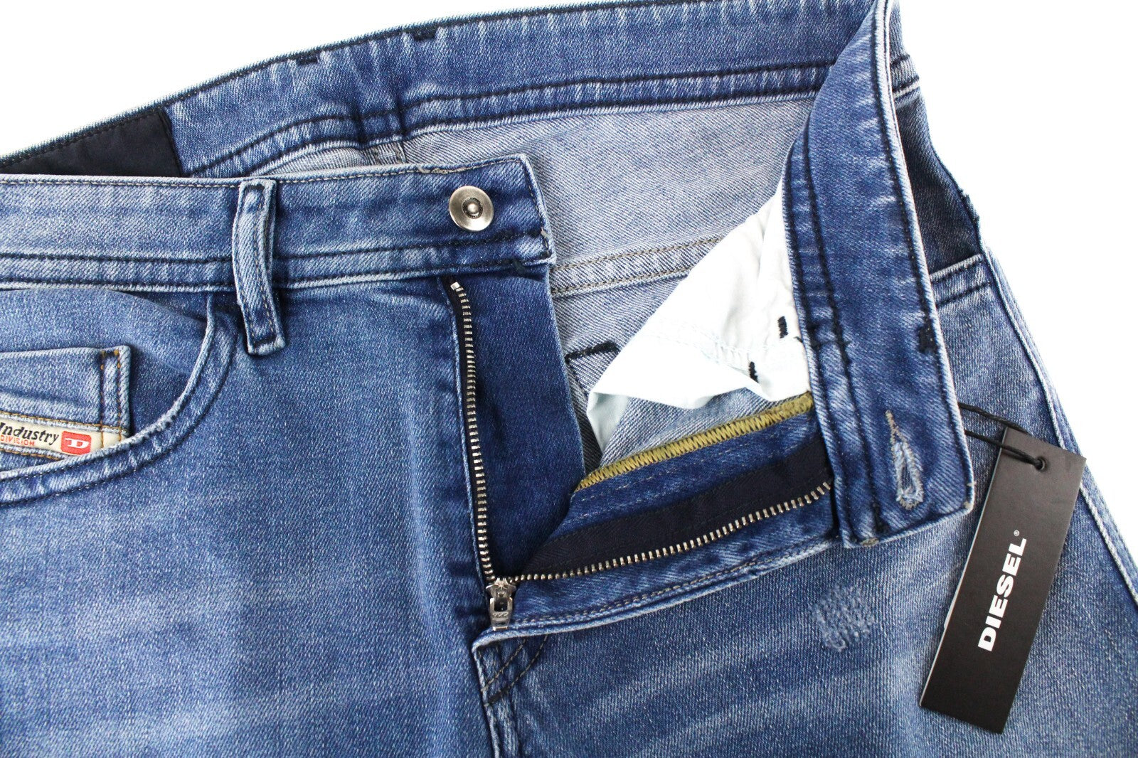 DIESEL Thommer 083AX Mens Jeans W28/L32 Slim Washed Cotton Stretch Blue