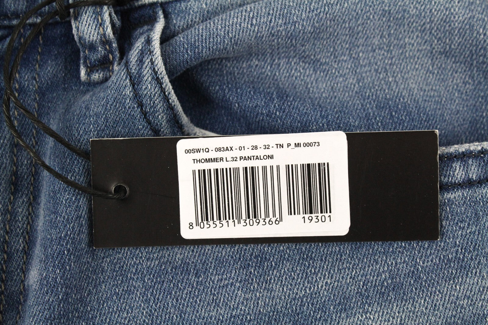 DIESEL Thommer 083AX Mens Jeans W28/L32 Slim Washed Cotton Stretch Blue