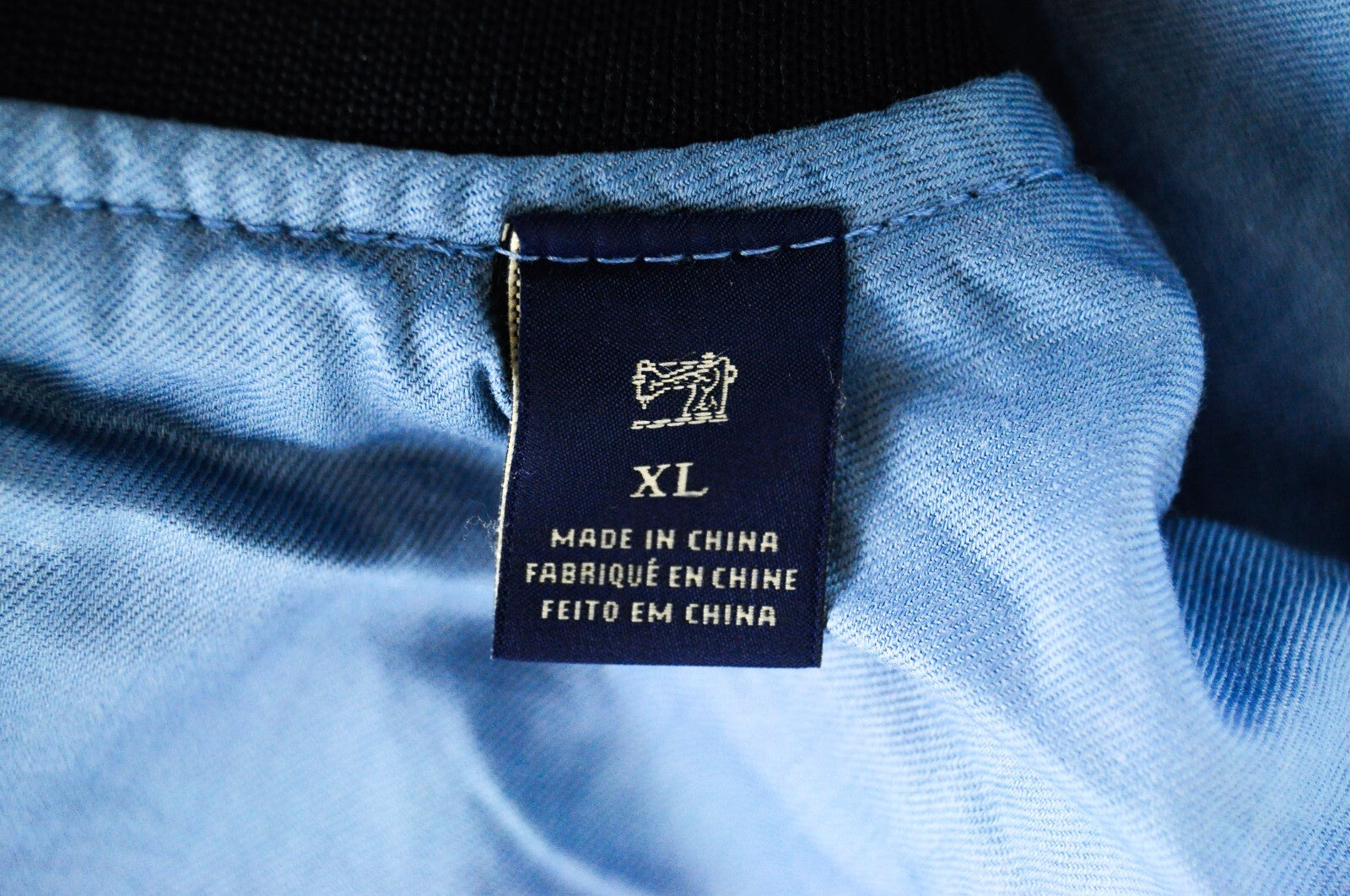 SCOTCH &amp; SODA vyriška lininė medvilninė striukė „Bomber“ su palmių raštu, šviesiai mėlyna, XL dydžio 