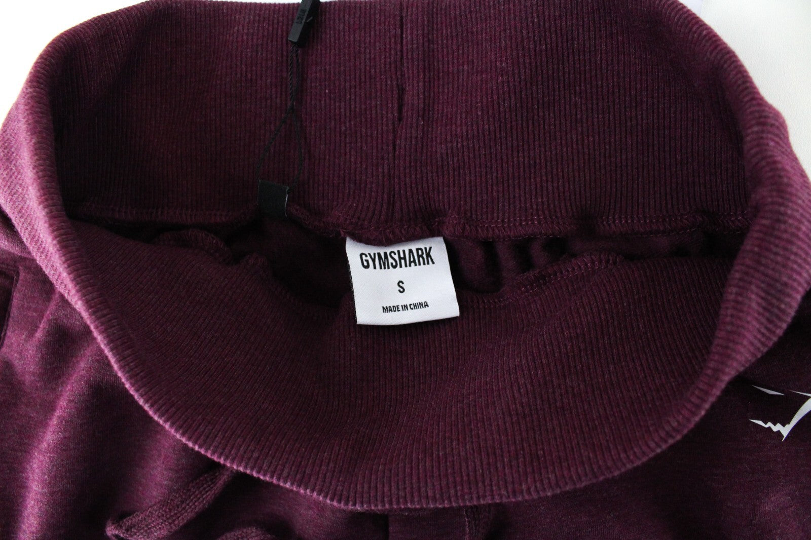 GYMSHARK Ark moteriškos sportinės kelnės S dydžio violetinės su aukštu juosmeniu ir logotipu 