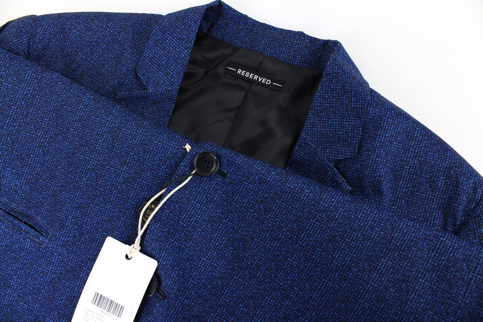 SCOTCH & SODA Ams Couture Men's Blazer ~L Blue Patterned Single Breasted Notch