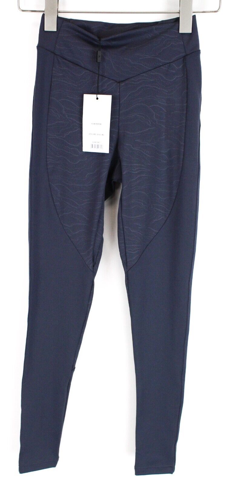 GYMSHARK Luster moteriškos tamprės S dydžio mėlynos raštuotos tamprios sportinės aprangos 