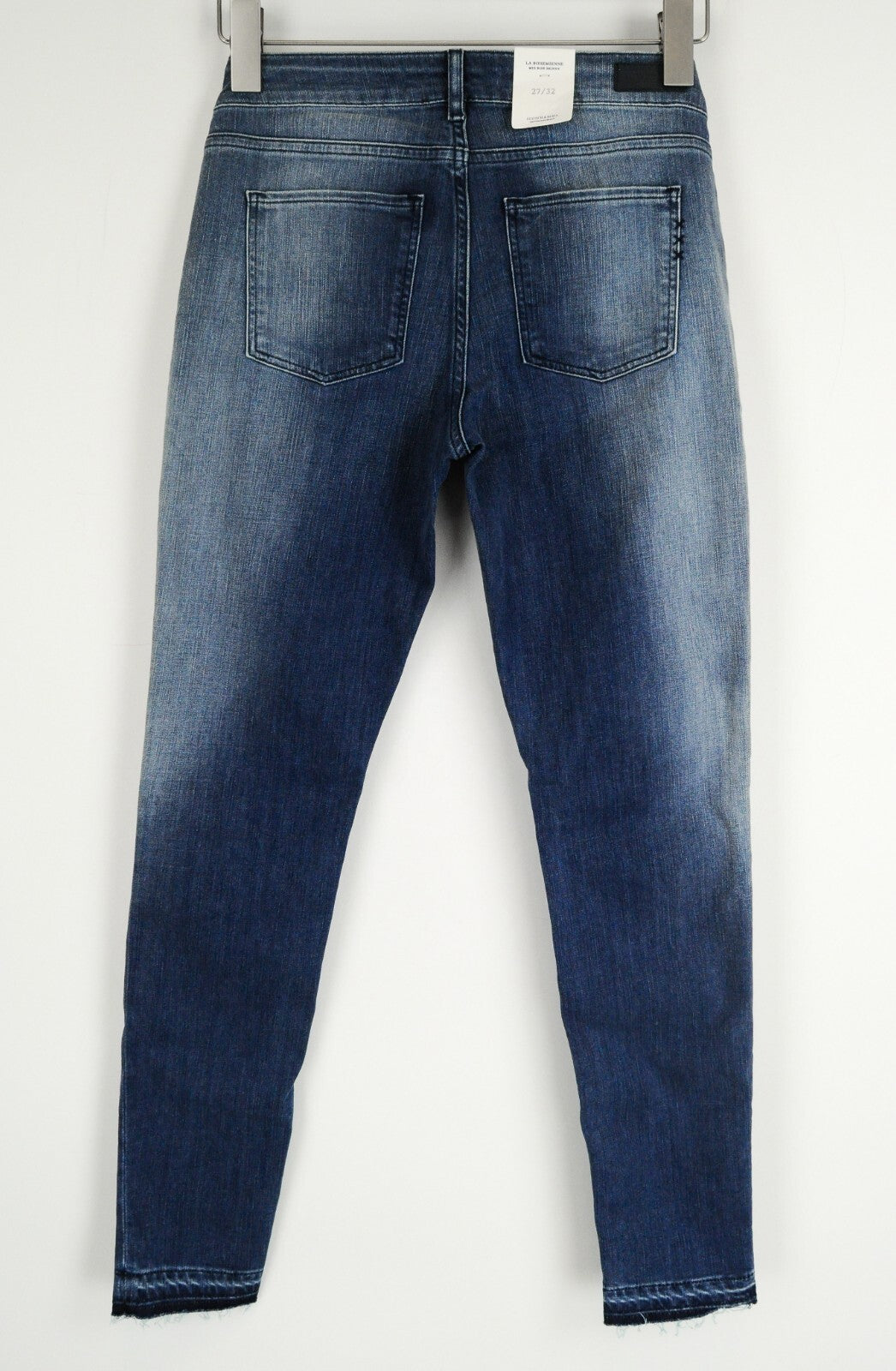 SCOTCH &amp; SODA La Bohemienne moteriški džinsai W27/L32 aptempti mėlyni tamprūs medvilniniai džinsai 