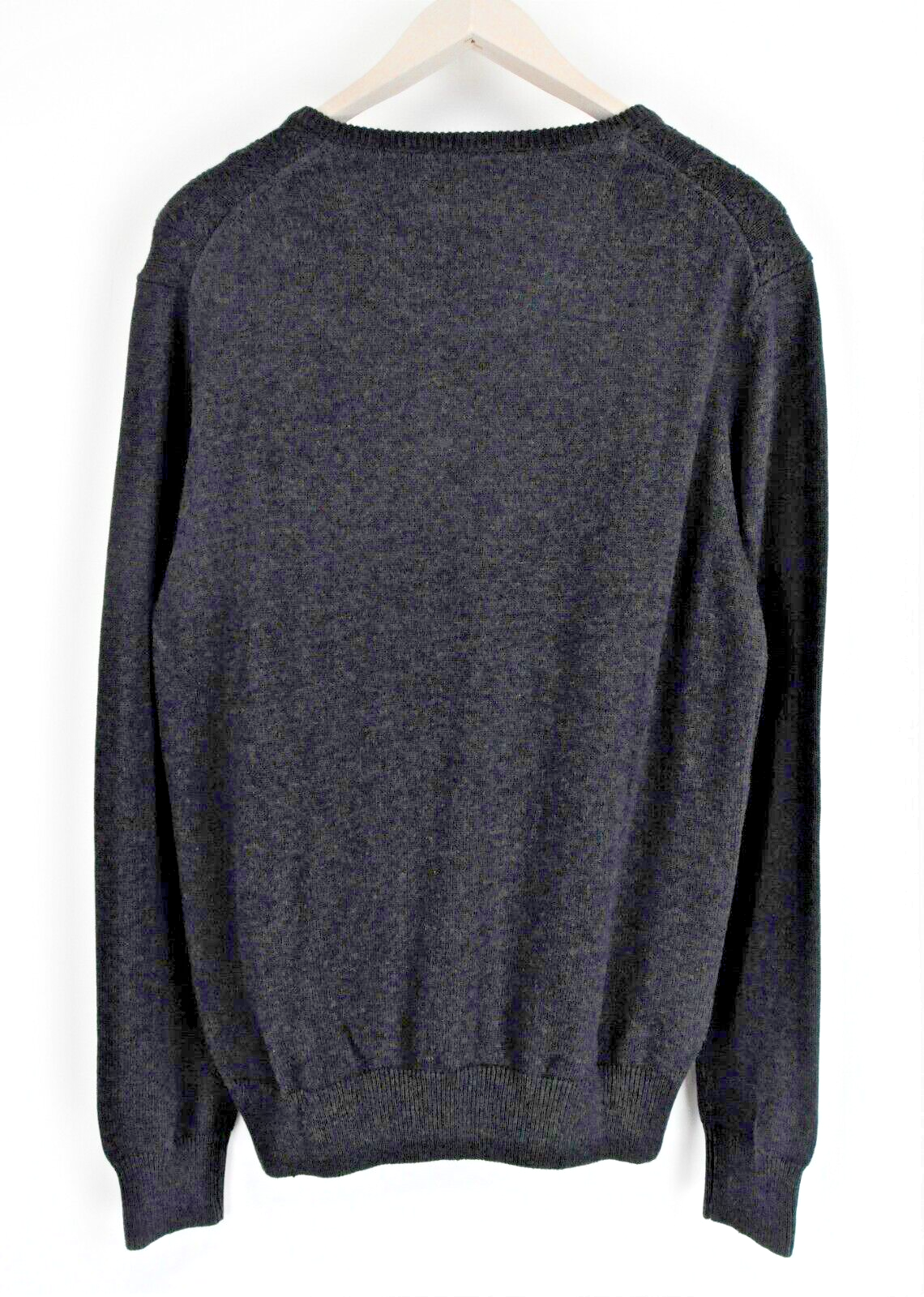 „STATE OF ART“ vyriškas džemperis L dydžio, pilkas, megztinis ilgomis rankovėmis, V formos iškirpte 