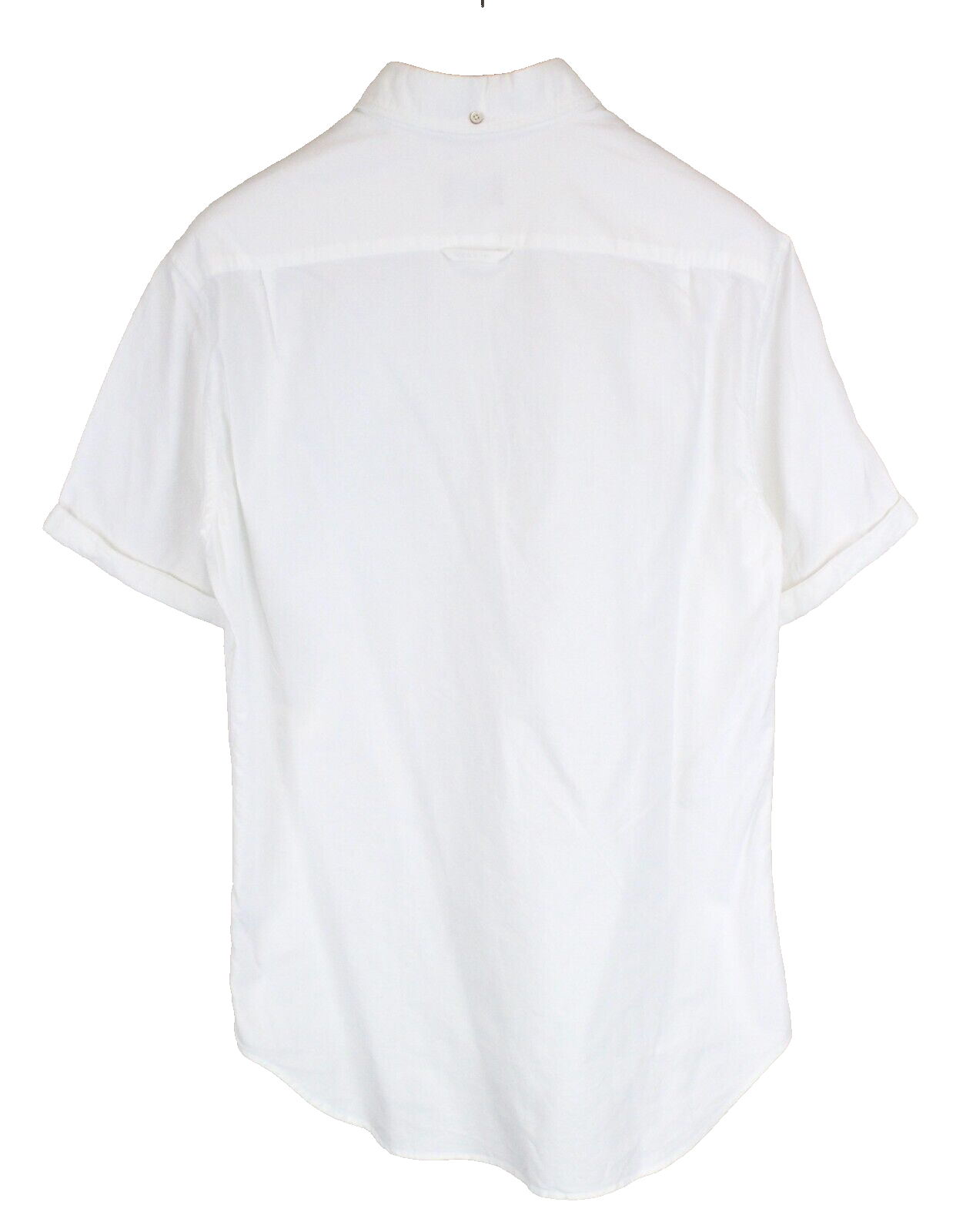 GANT paplūdimio oksfordo vyriški marškinėliai su baltu apykakle, priglundančiais, grynos medvilnės trumpomis rankovėmis, M 