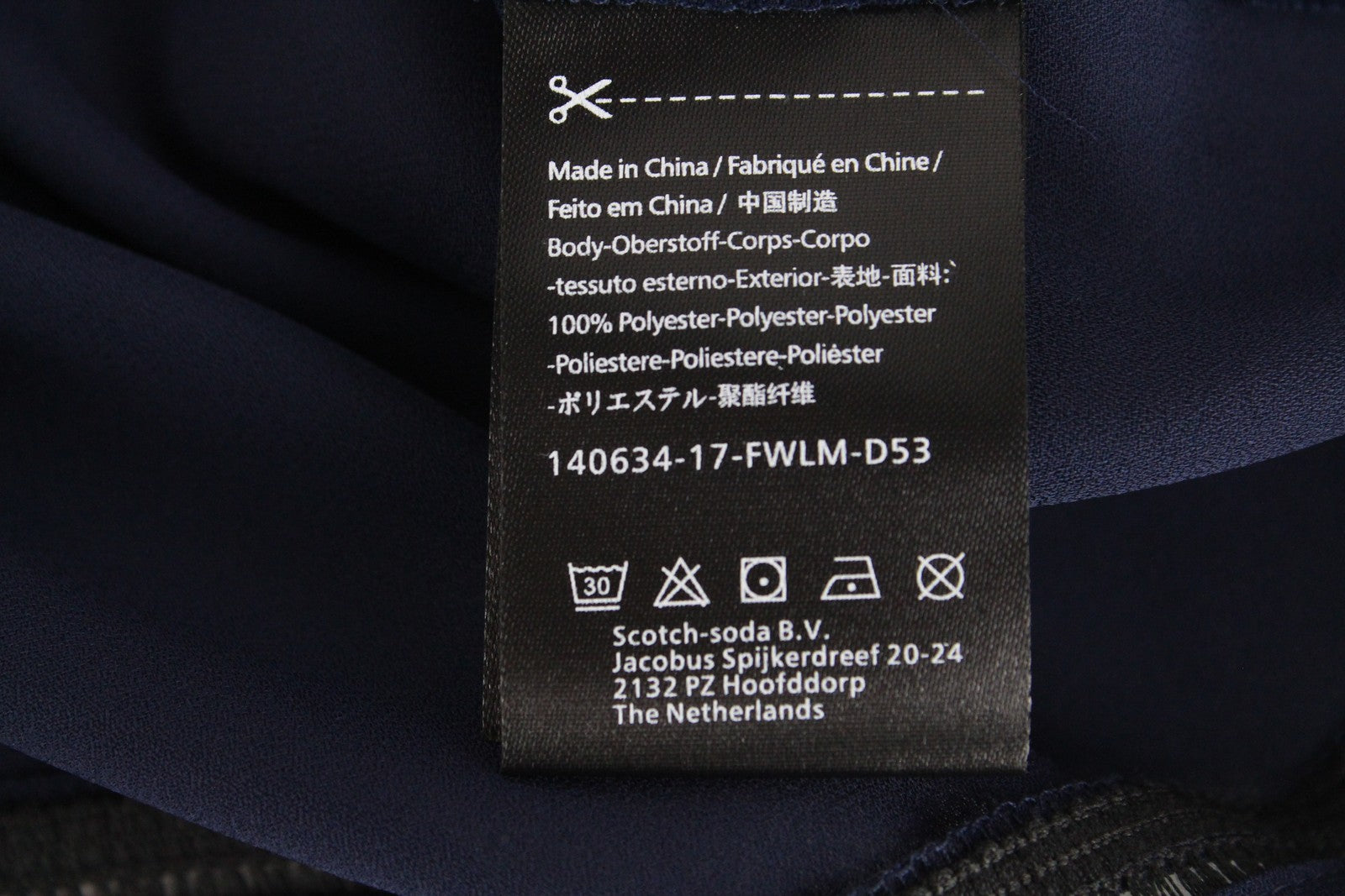 MAISON SCOTCH Women S Blue T-Shirt Lightweight Round Neck Short Sleeve Pullover