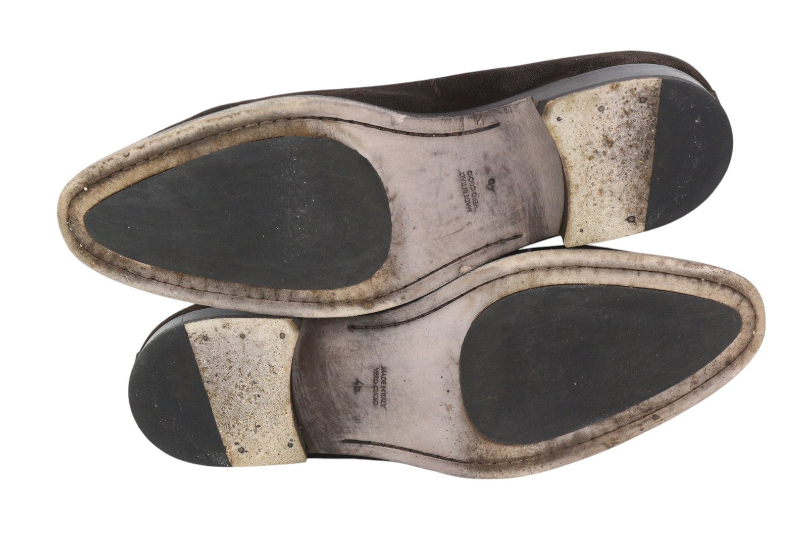 SUITSUPPLY vyriški formalūs bateliai, EU46, tamsiai rudi, zomšiniai, odiniai, migdolų spalvos, užsegami. 