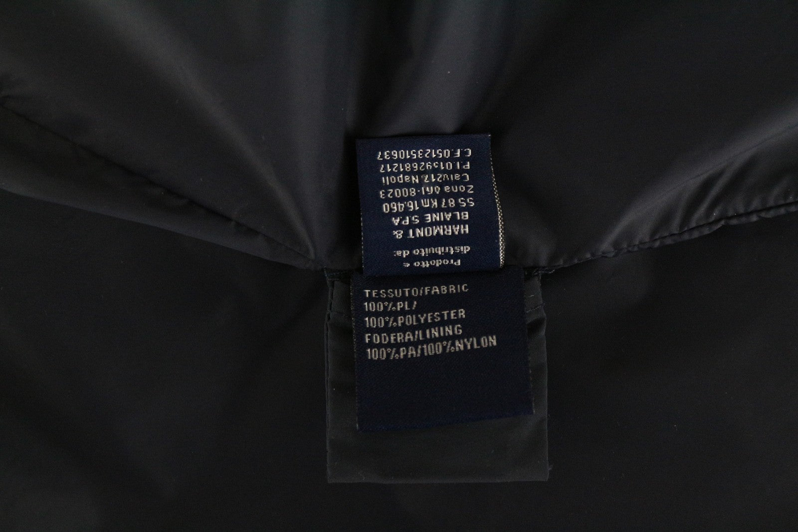 HARMONT &amp; BLAINE XL dydžio pilka vyriška lietpalčio striukė su siuvinėtais raštais, vidutinio ilgio, klasikinio stiliaus 