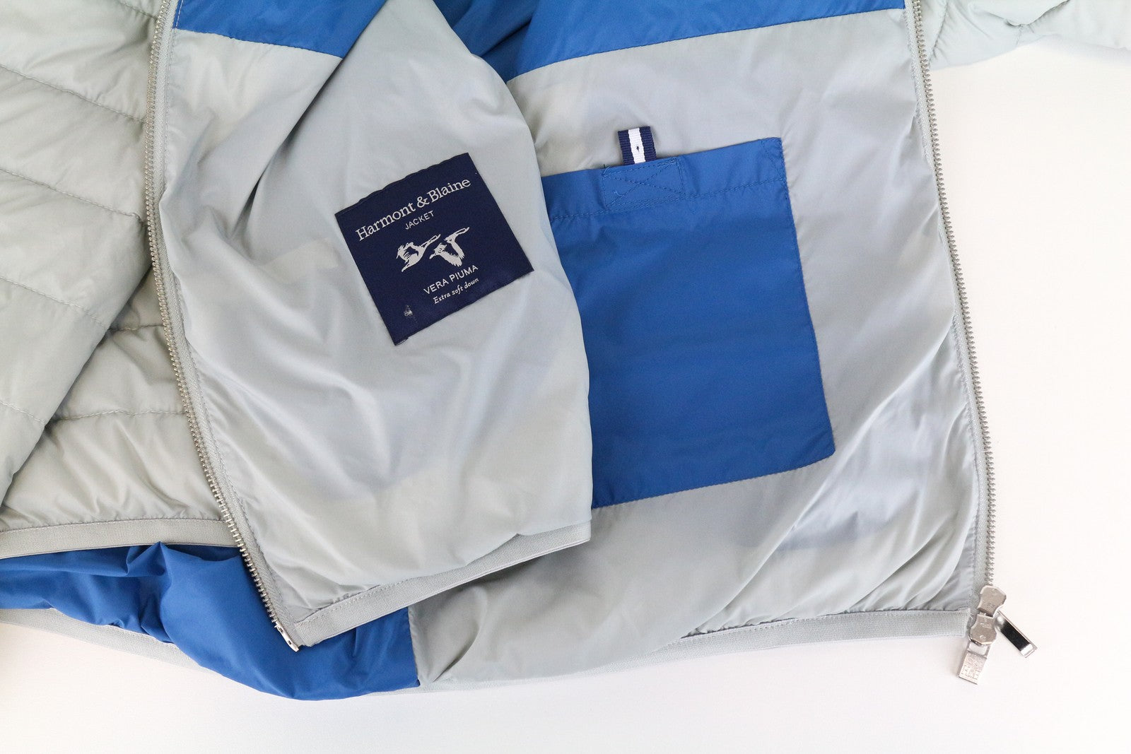 HARMONT & BLAINE L Men's Grey Lightweight Quilted Puffer Jacket Casual