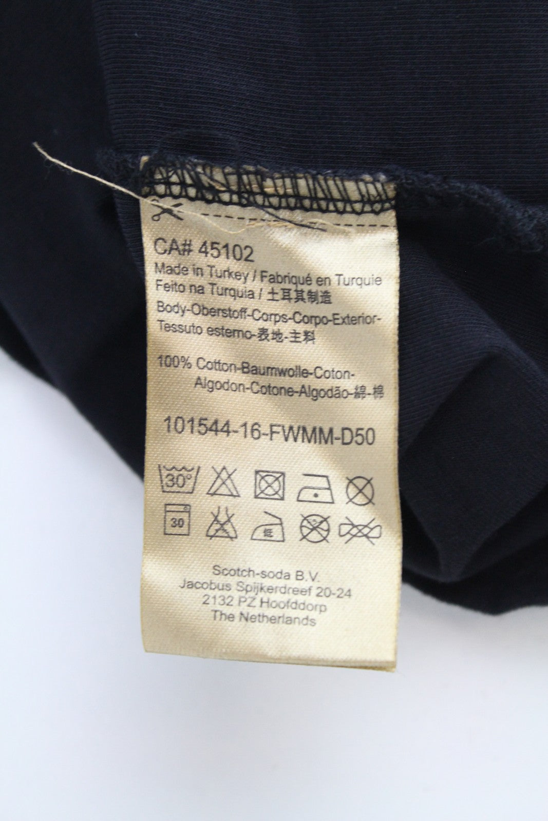 SCOTCH &amp; SODA M juodi laisvalaikio medvilniniai megztiniai, ilgo kirpimo, Ams Couture vyriški 