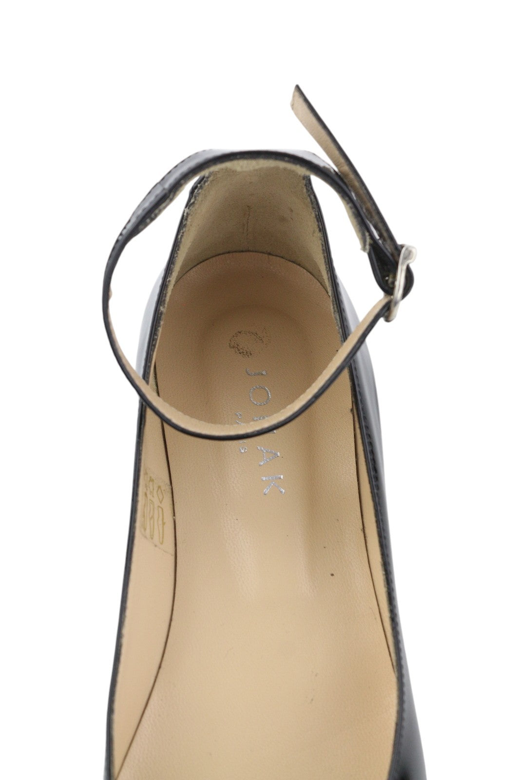 JONAK moteriški bateliai, 38 dydis, juodos lakuotos odos, apvalios nosies, balerinos, šlepetės 