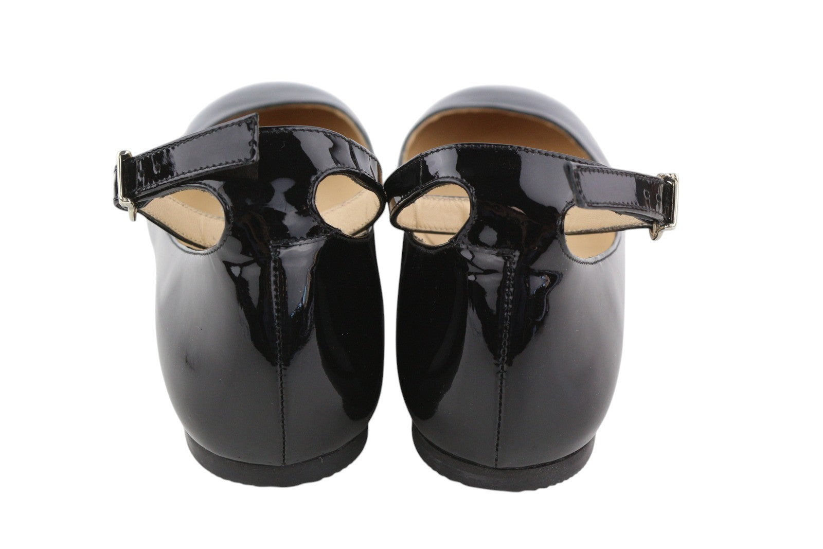 JONAK moteriški bateliai, 38 dydis, juodos lakuotos odos, apvalios nosies, balerinos, šlepetės 