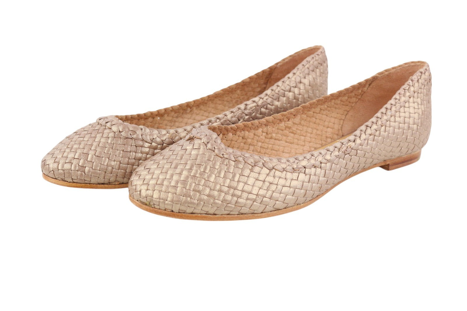 MELVIN &amp; HAMILTON Kate 5 moteriški bateliai, 35 dydžio, rožinio aukso spalvos, balerinos tipo, kaina – 189 € 