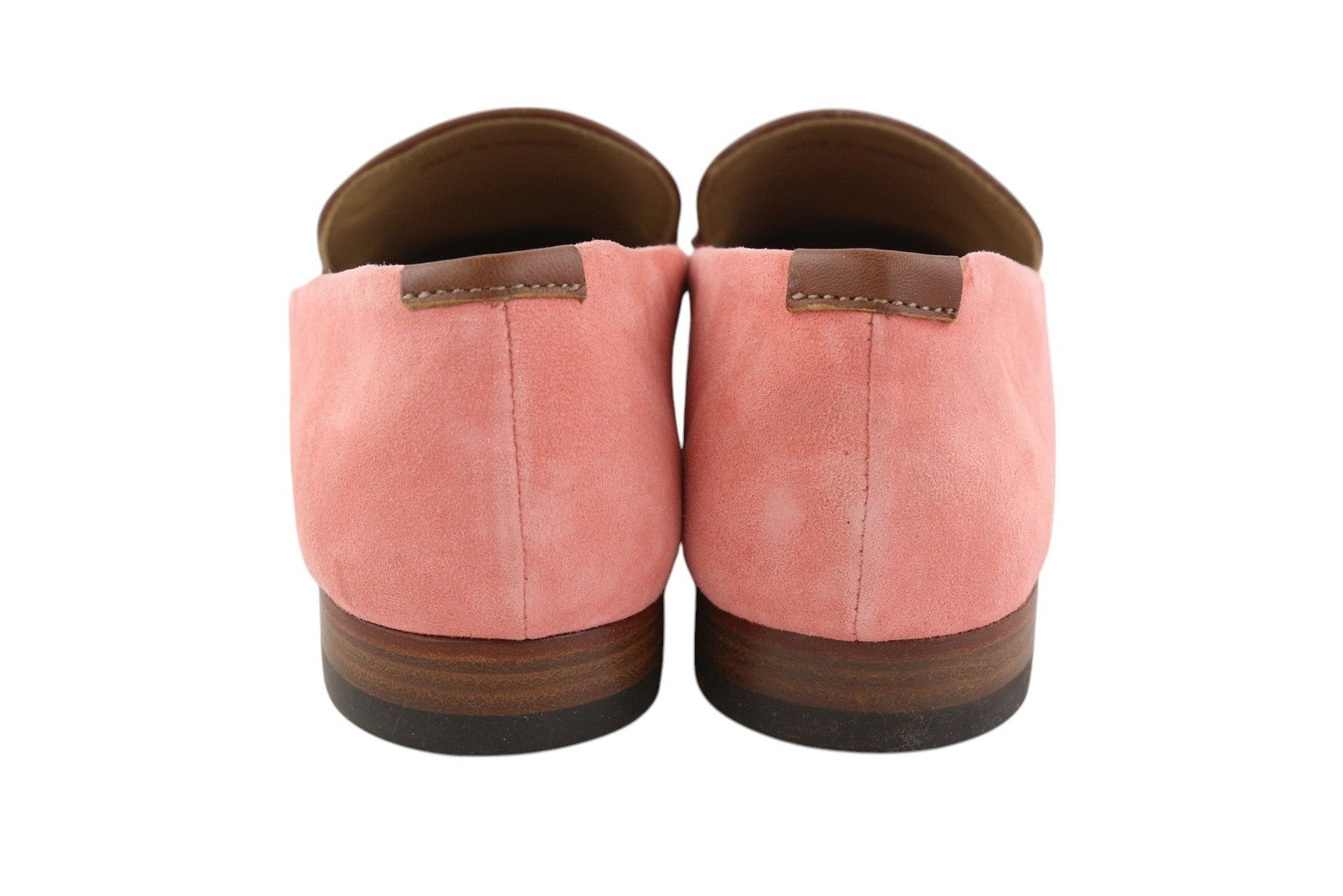 UŽDARYTA Moteriški bateliai, 37 €, šviesiai rožiniai, zomšiniai, odiniai, migdolų formos noseliai, užsegami. 