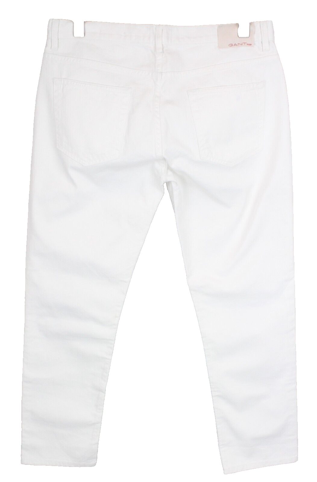 GANT Womens Jeans W30/L34 Ripped Off-White Straight  Cotton Slacker Pants