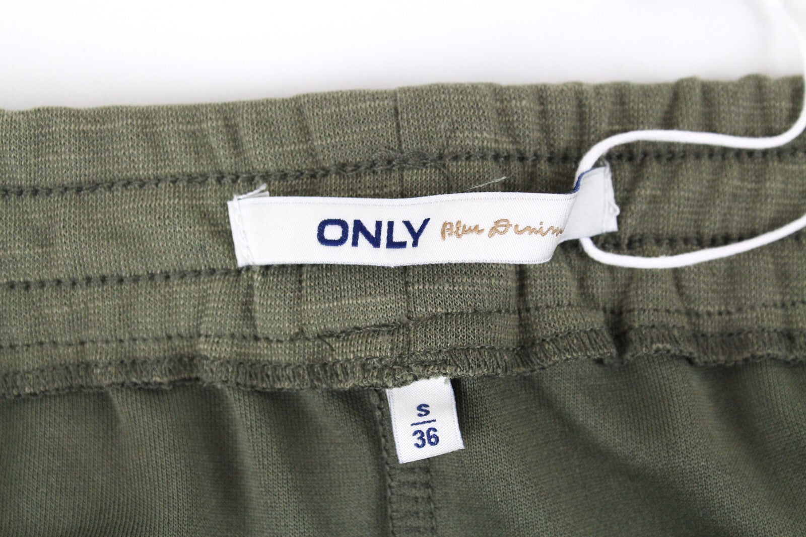 ONLY Womens Trousers S Green Polyester Recycled Tall Sweatpants