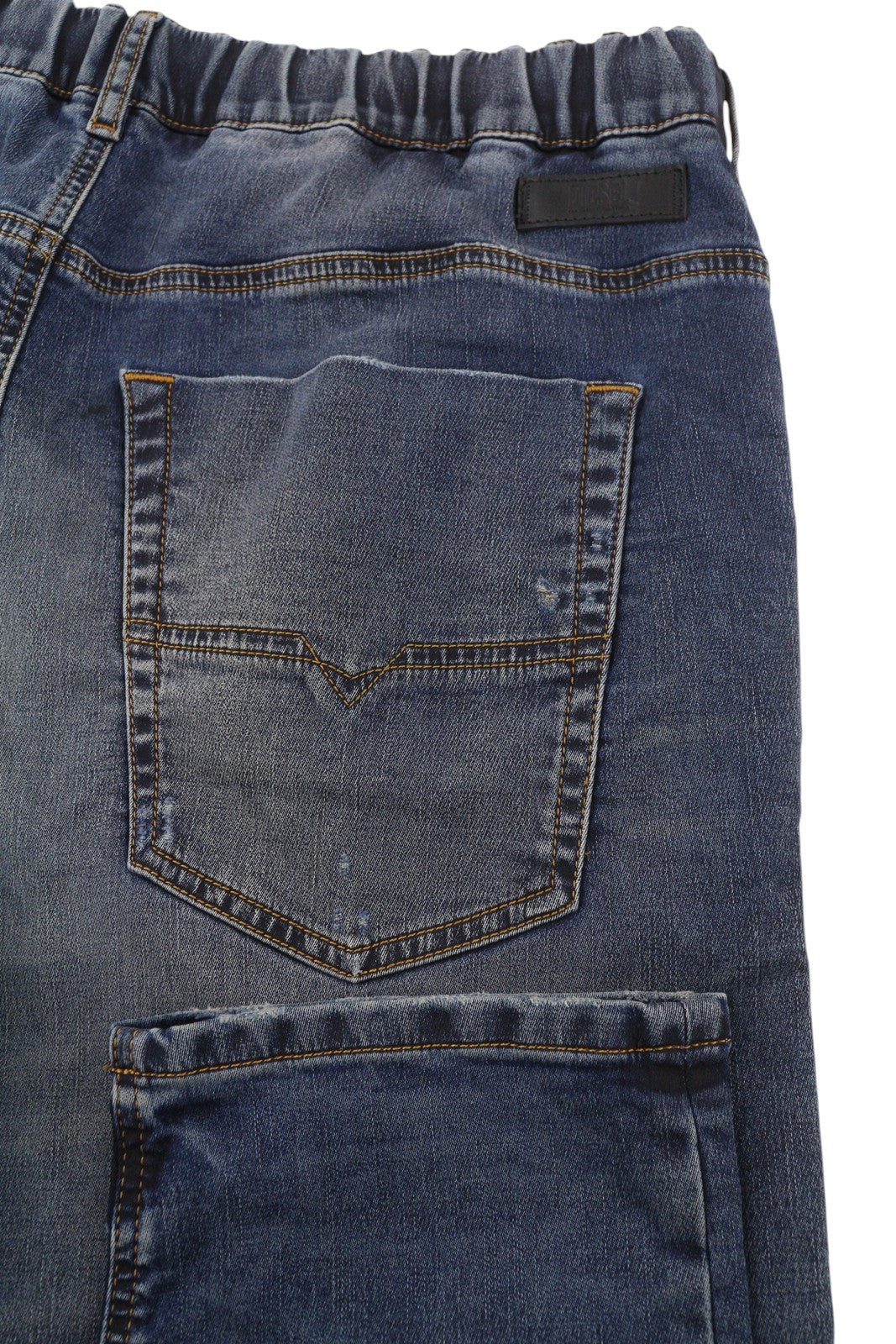 DIESEL Krooley-E-Ne E9H98 Men Jeans W36/L32 Jogg Distress Washed RRP€295 Blue