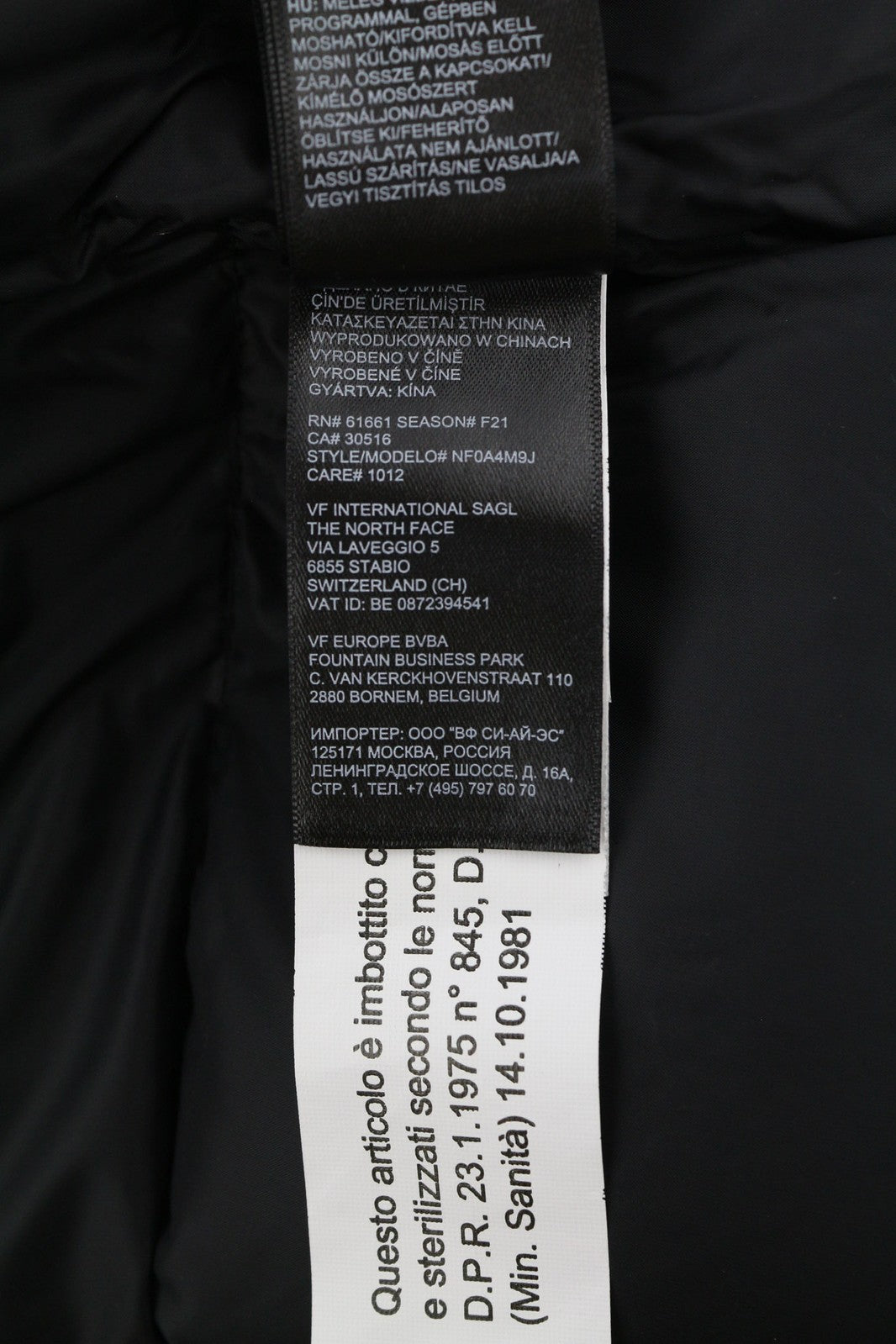 THE NORTH FACE Diablo pūkinė vyriška striukė L, juoda, 700 pūkinė, izoliuota, dygsniuota, pūkuota 