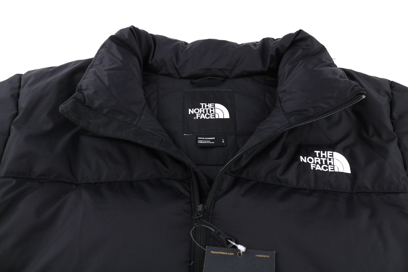 THE NORTH FACE Diablo pūkinė vyriška striukė L, juoda, 700 pūkinė, izoliuota, dygsniuota, pūkuota 