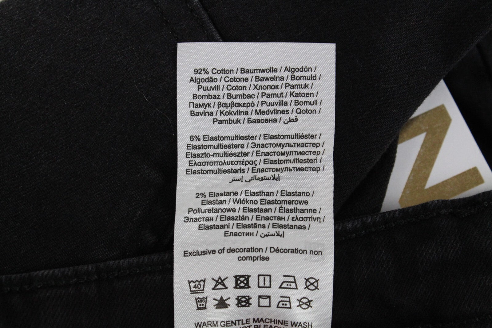 ONLY moteriški džinsai W28/L32 aptempti juodi, itin žemo juosmens, išblukinto džinso 