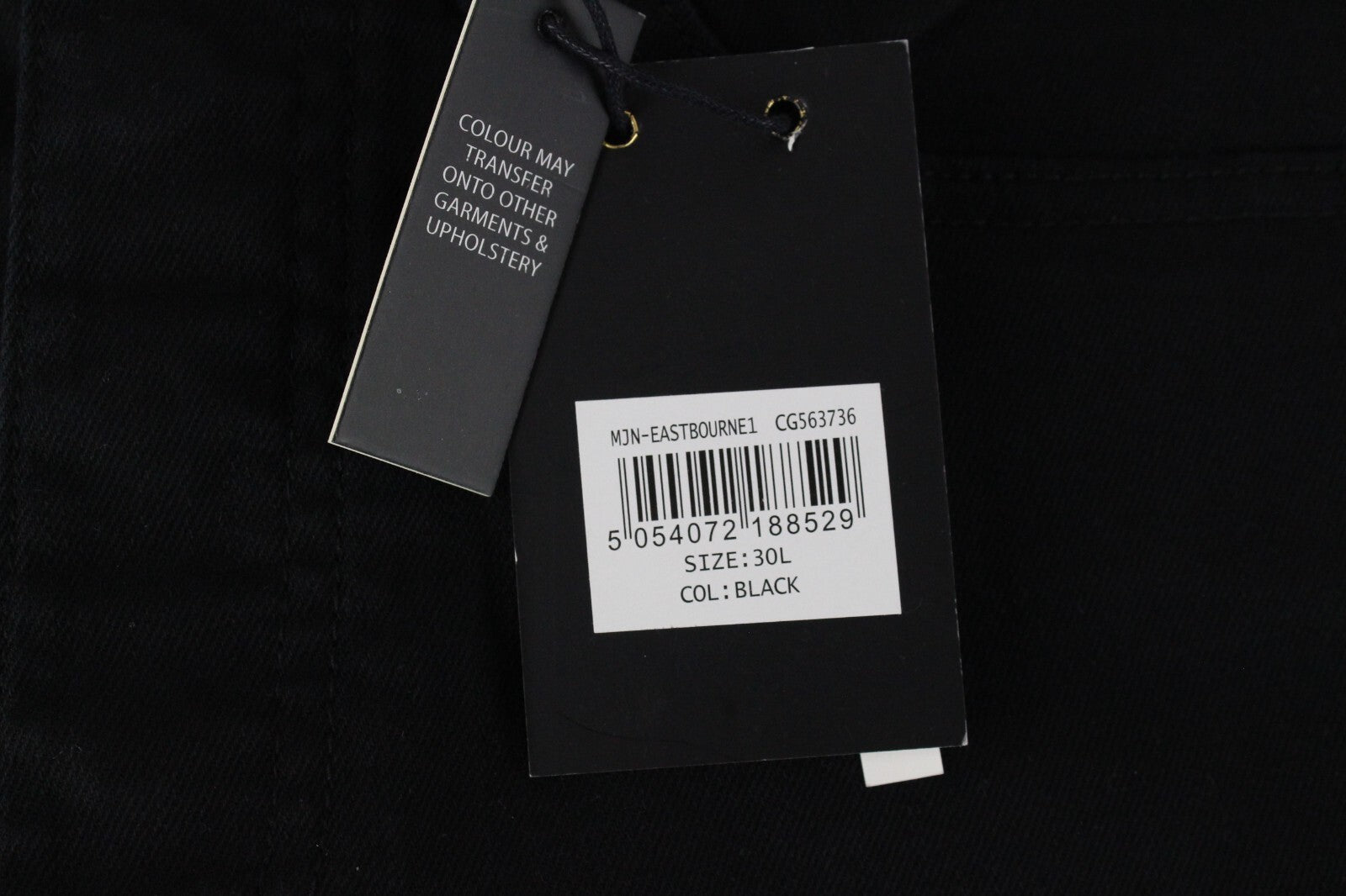 BRAVE SOUL Mens Jeans W30 Skinny Black Button-Fly Stretchy Eastbourne Style