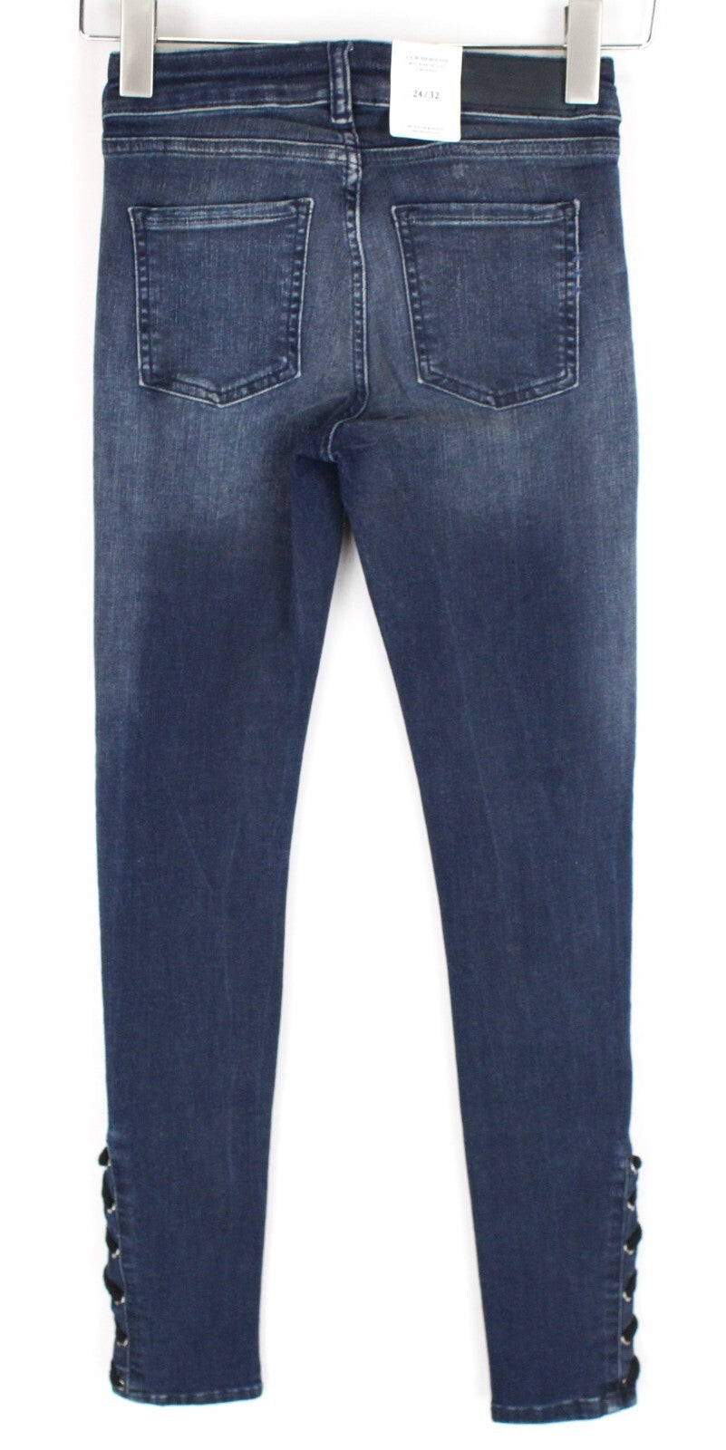 SCOTCH &amp; SODA moteriški džinsai W24/L32 La Bohemienne vidutinio liemens aptempti džinsai su raišteliais 