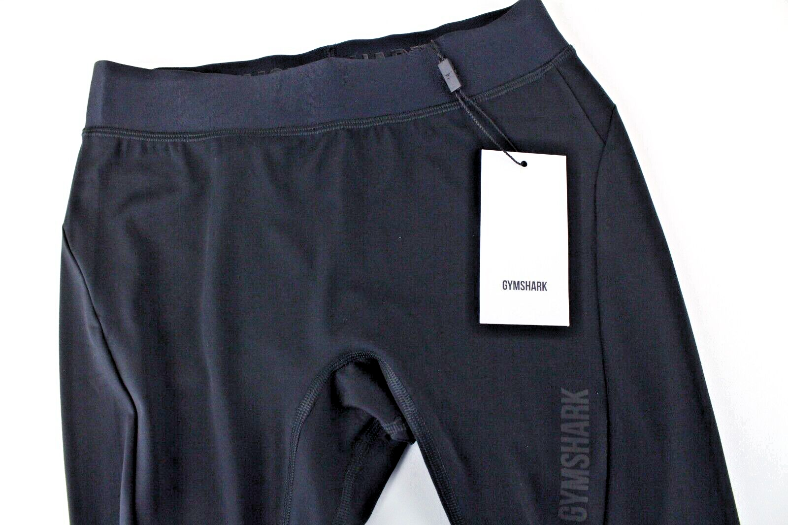 GYMSHARK Womens Leggings S Black Activewear Waistband Stretchy  Focus