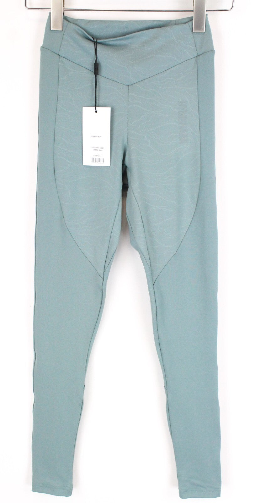 GYMSHARK Womens Leggings S Turquoise Blue Gym Stretchy Lustre Style Activewear