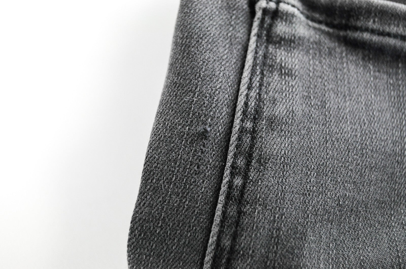 REPLAY Anbass Men's Grey Slim Jeans W30/L34 Cotton Blend Ripped Washed Denim