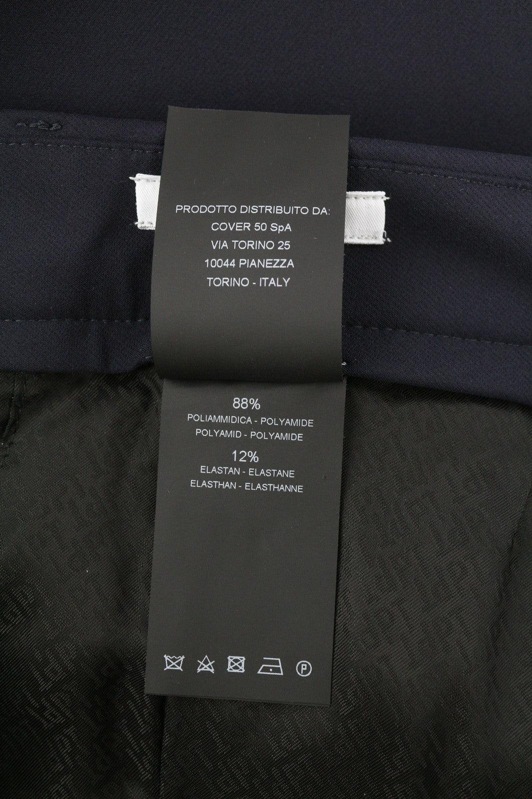 PT TORINO Lamda vyriškos kelnės 46 W30 plonos užtrauktuku užsegamos kišenės poliamido mišinio laisvalaikio stiliaus 