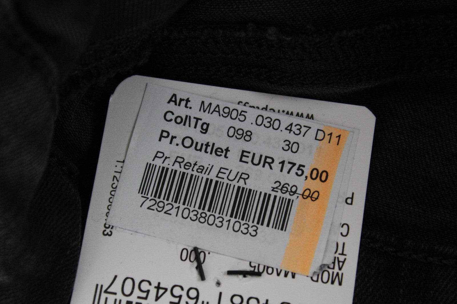 REPLAY Zaldok vyriški pilki aptempti džinsai W30/L30 medvilniniai tamprūs plėšyti džinsai 