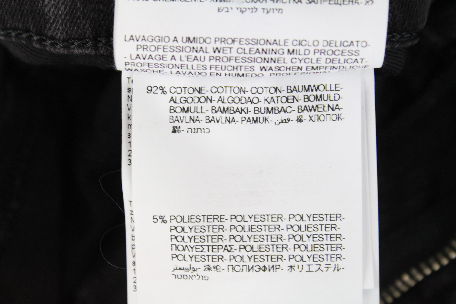 REPLAY Zaldok vyriški pilki aptempti džinsai W30/L30 medvilniniai tamprūs plėšyti džinsai 