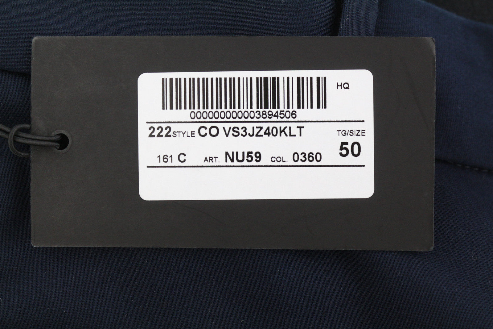 PT TORINO Lamda vyriškos kelnės 50 W33 mėlynos su užtrauktukais, siaurėjančiomis kišenėmis, laisvalaikio stiliaus 