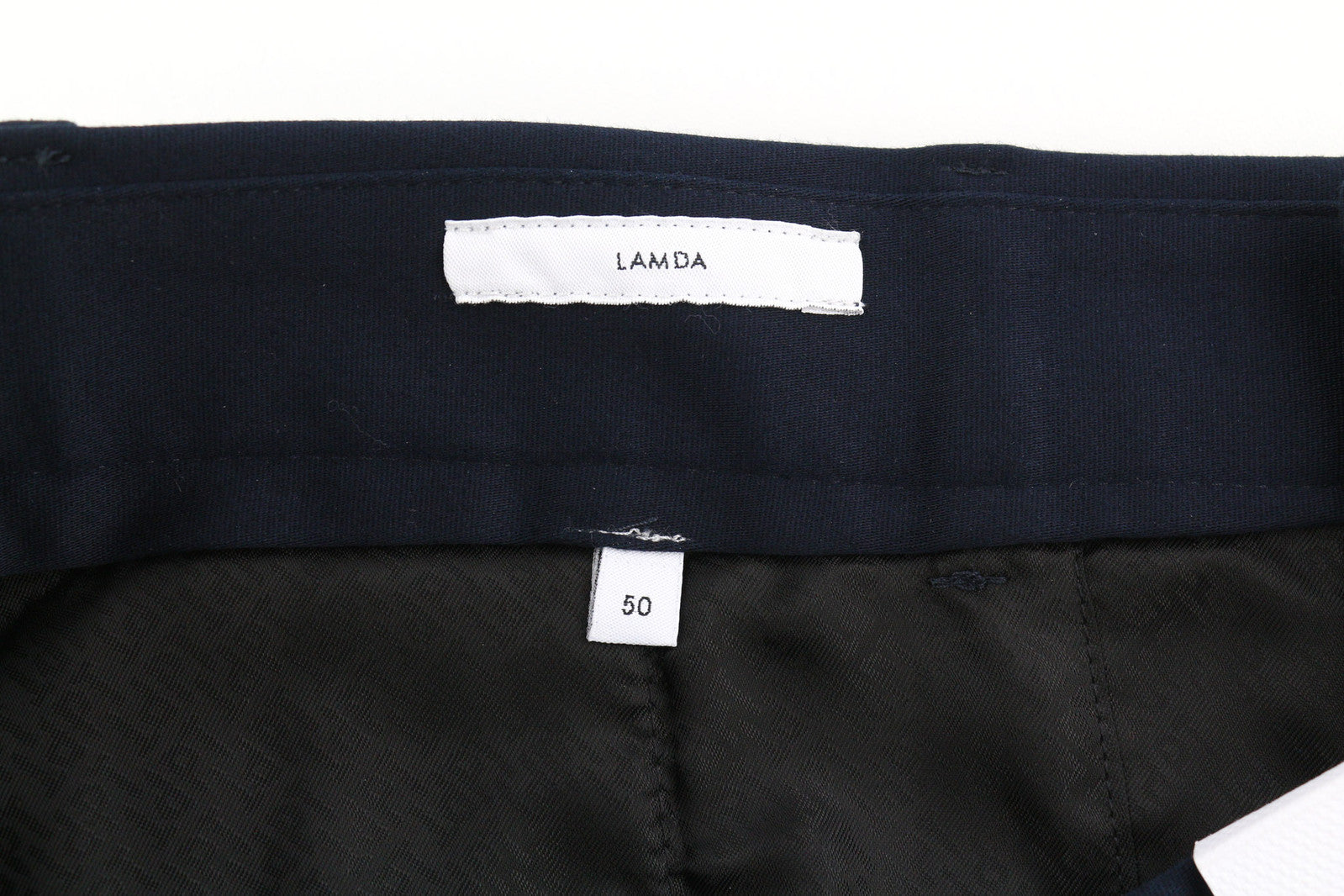 PT TORINO Lamda vyriškos kelnės 50 W33 mėlynos su užtrauktukais, siaurėjančiomis kišenėmis, laisvalaikio stiliaus 