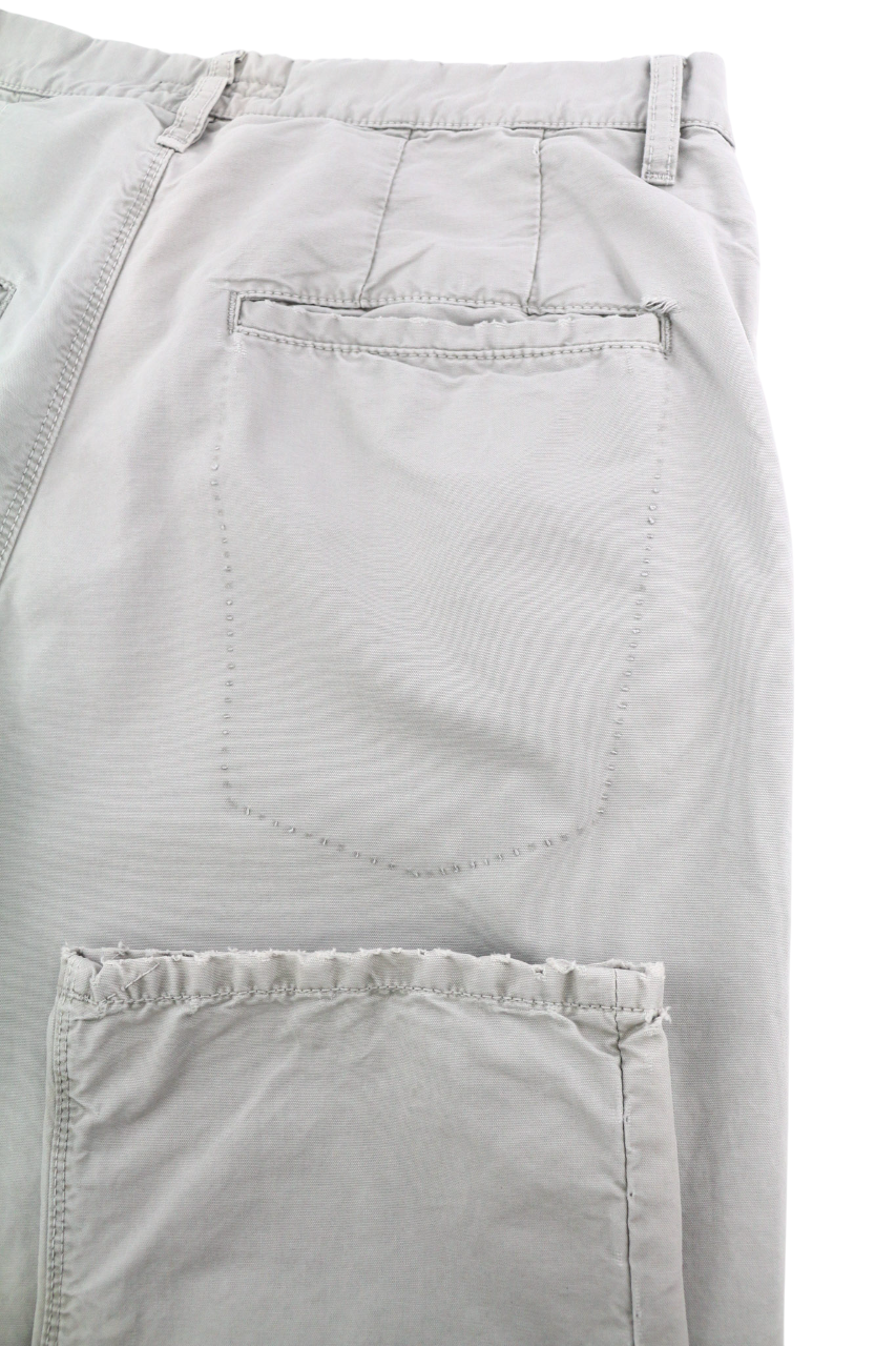 NUDIE JEANS chaki spalvos įprastos vyriškos kelnės W32/L34 organinės medvilnės „Moon Dust“ chino spalvos 