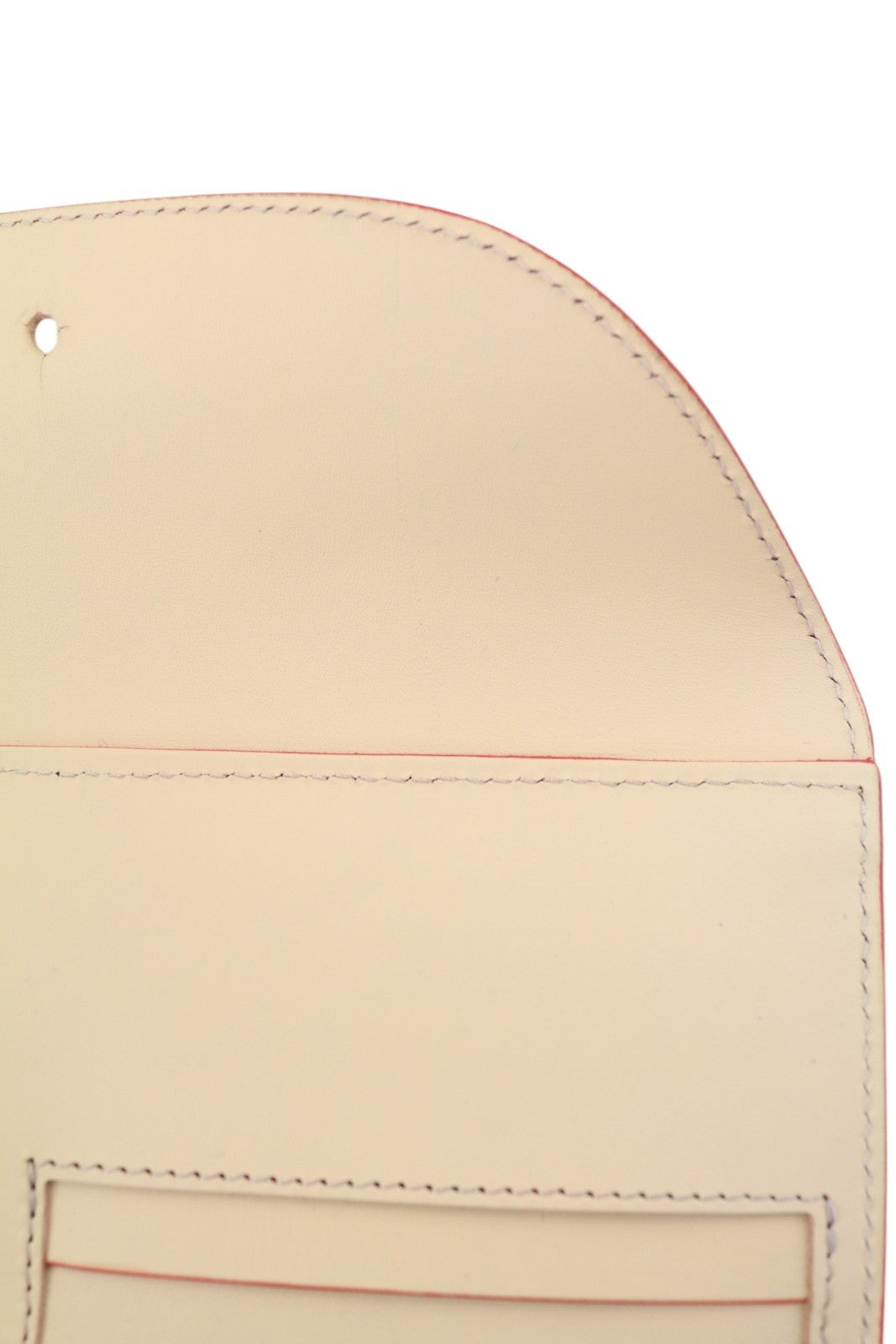 COMPTOIR DES COTONNIERS Stripes Fiery Moteriška piniginė OS Smėlio spalvos oda RRP 125 € 