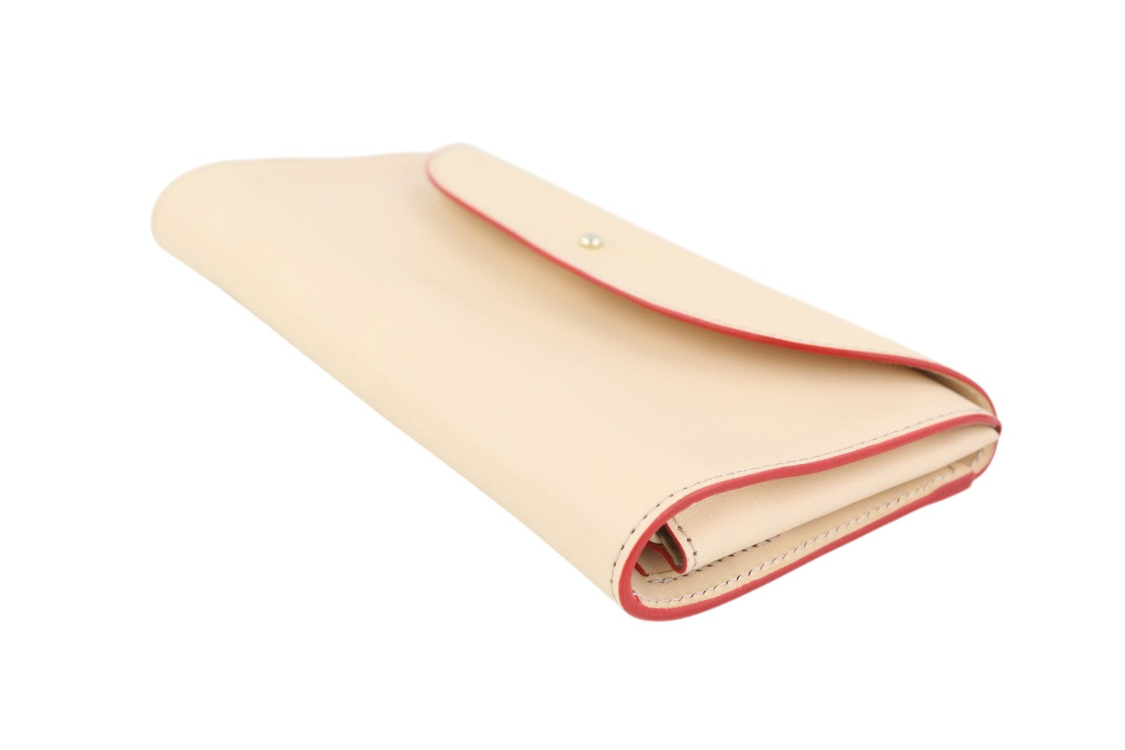 COMPTOIR DES COTONNIERS Stripes Fiery Moteriška piniginė OS Smėlio spalvos oda RRP 125 € 