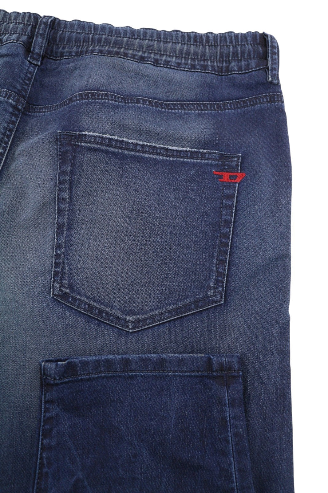 DIESEL D-Strukt Jogg 068DV vyriški džinsai W38/L32, tamprus juosmuo, mėlyni, rekomenduojama kaina 295 € 