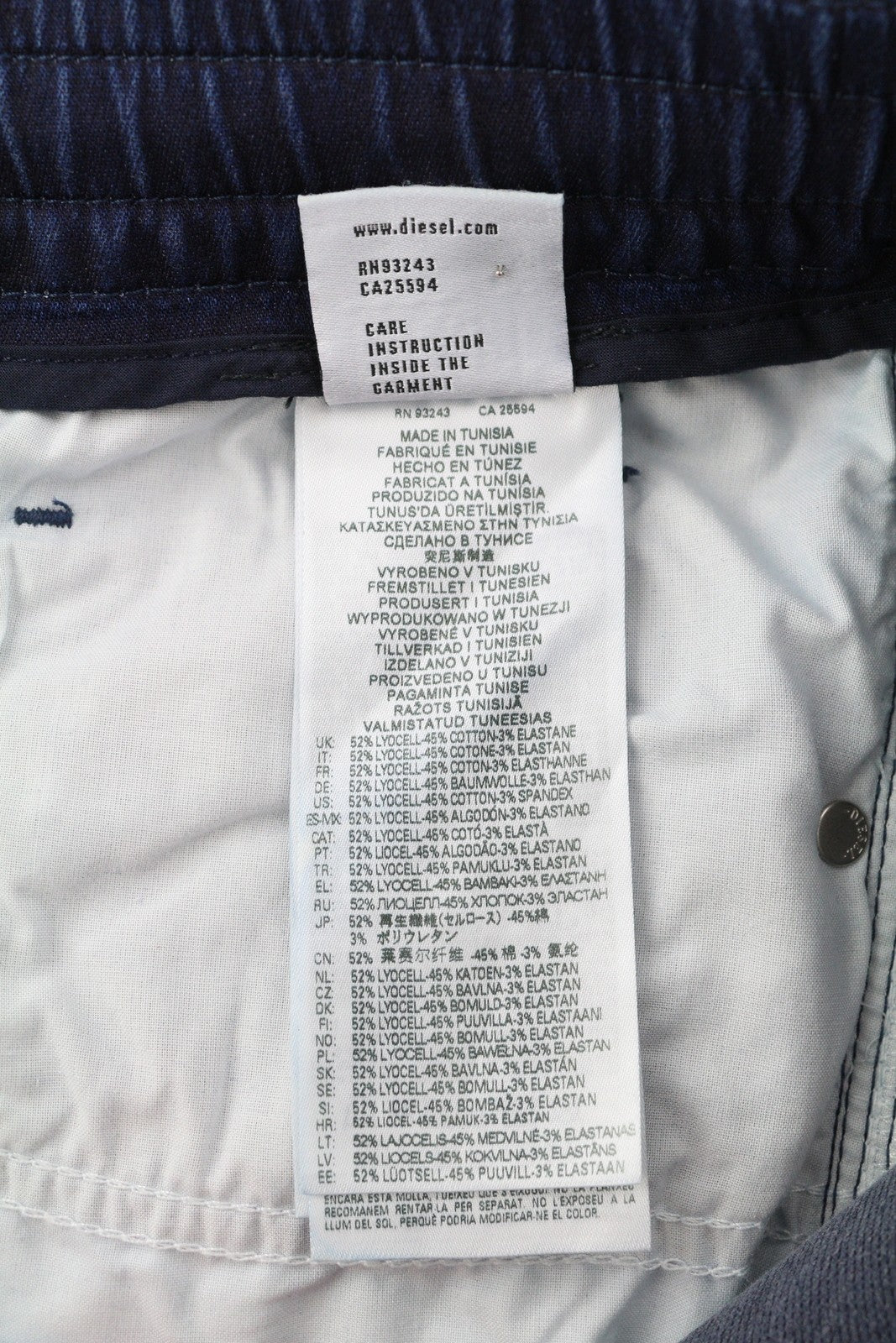 DIESEL D-Strukt Jogg 068DV vyriški džinsai W38/L32, tamprus juosmuo, mėlyni, rekomenduojama kaina 295 € 