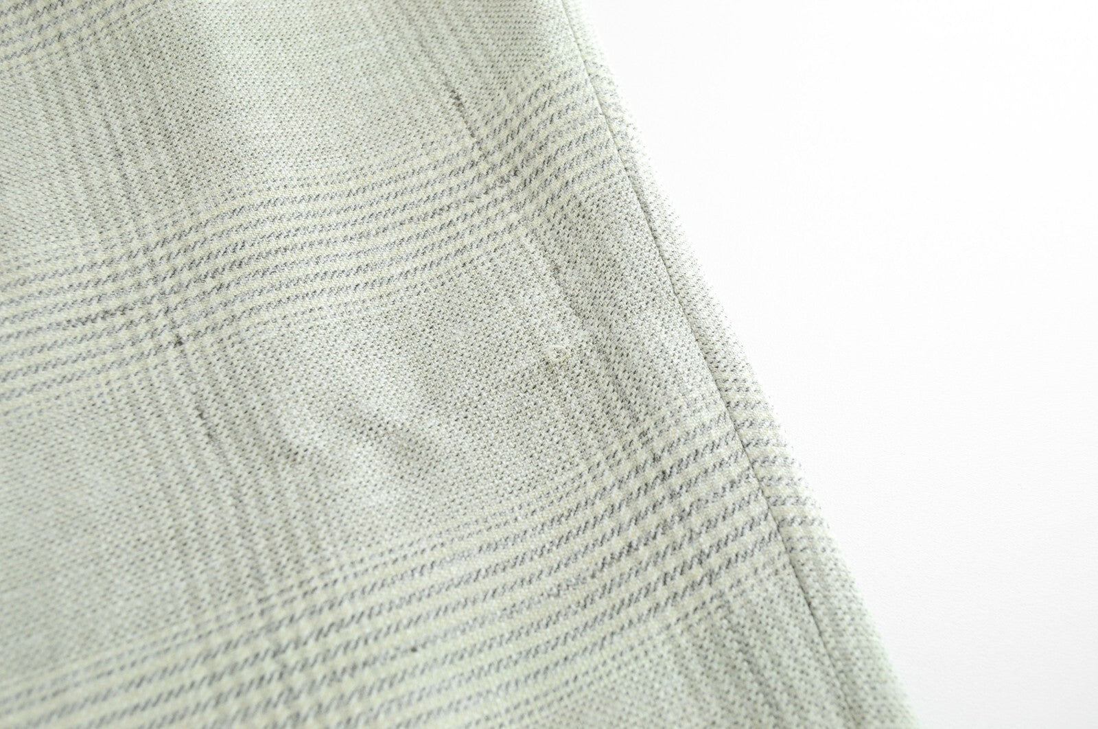 SUITSUPPLY Soho Men's Brown Trousers UK44R Wool Silk Linen Checked Elegant Fit