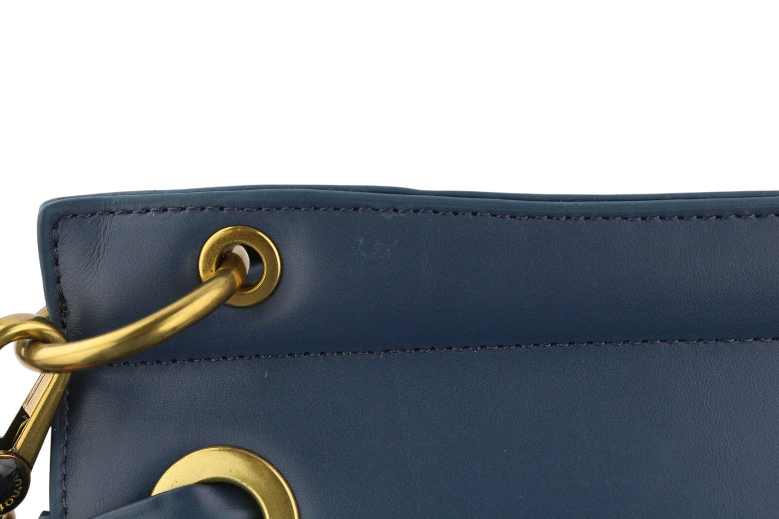 NAT &amp; NIN Vittoria moteriškas krepšys su nuimamu dirželiu per petį ir logotipu, mėlynos spalvos 