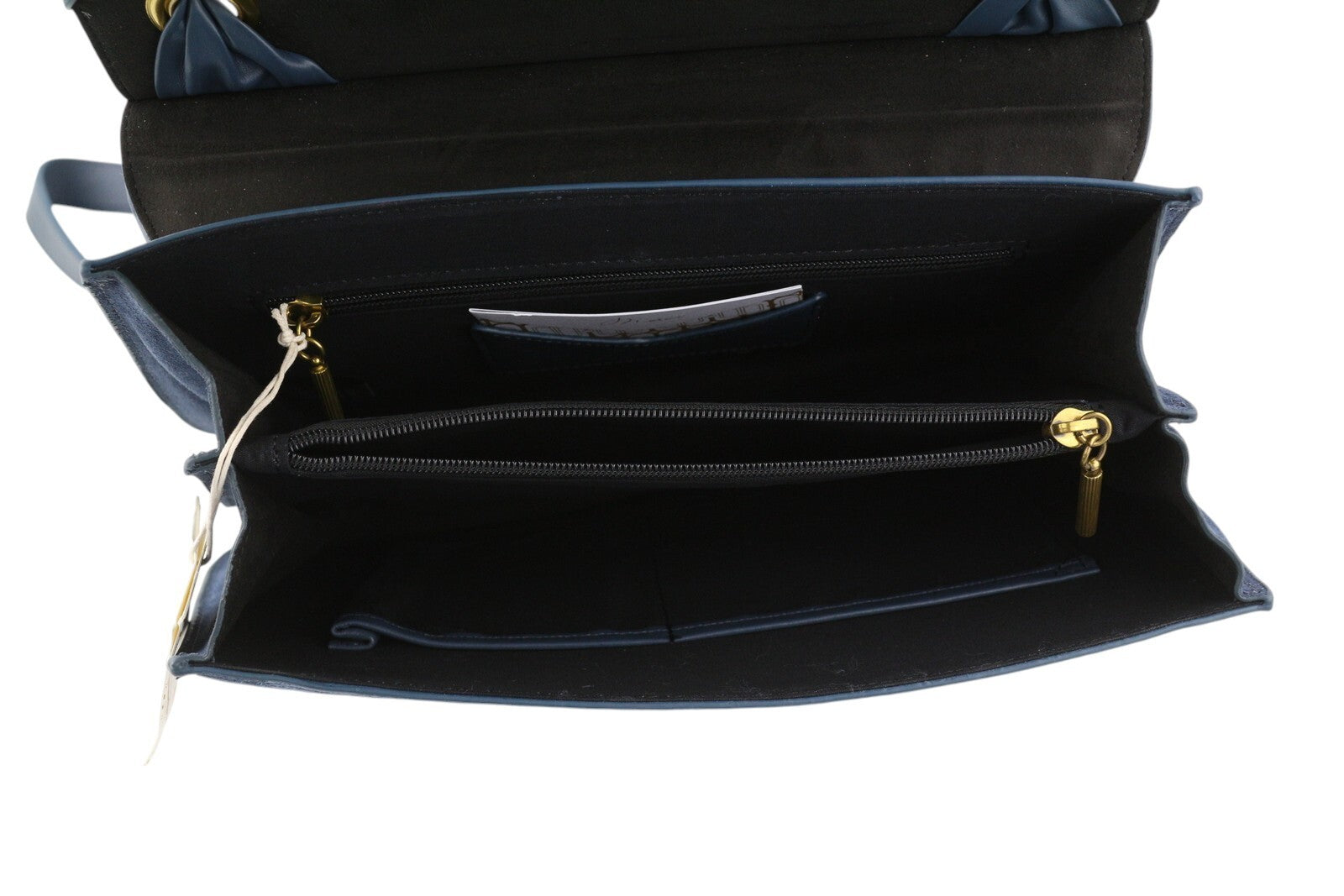 NAT &amp; NIN Vittoria moteriškas krepšys su nuimamu dirželiu per petį ir logotipu, mėlynos spalvos 