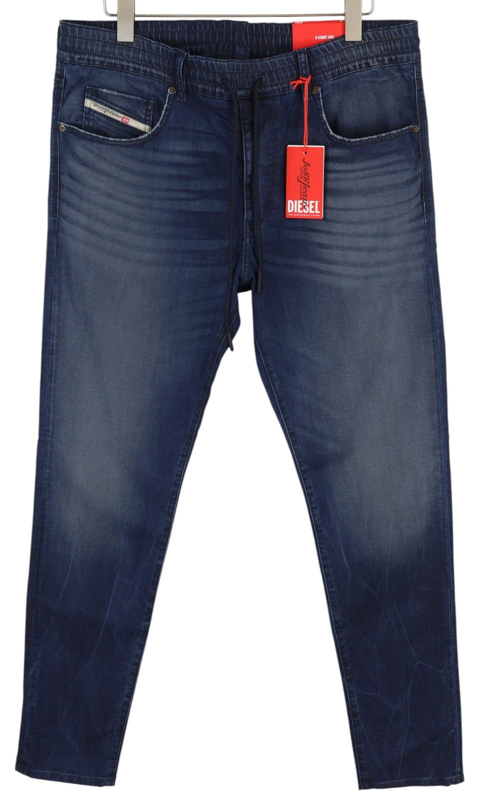 DIESEL D-Strukt Jogg 068DV vyriški džinsai W36/L32, tamprus juosmuo, mėlyni, rekomenduojama kaina 295 € 