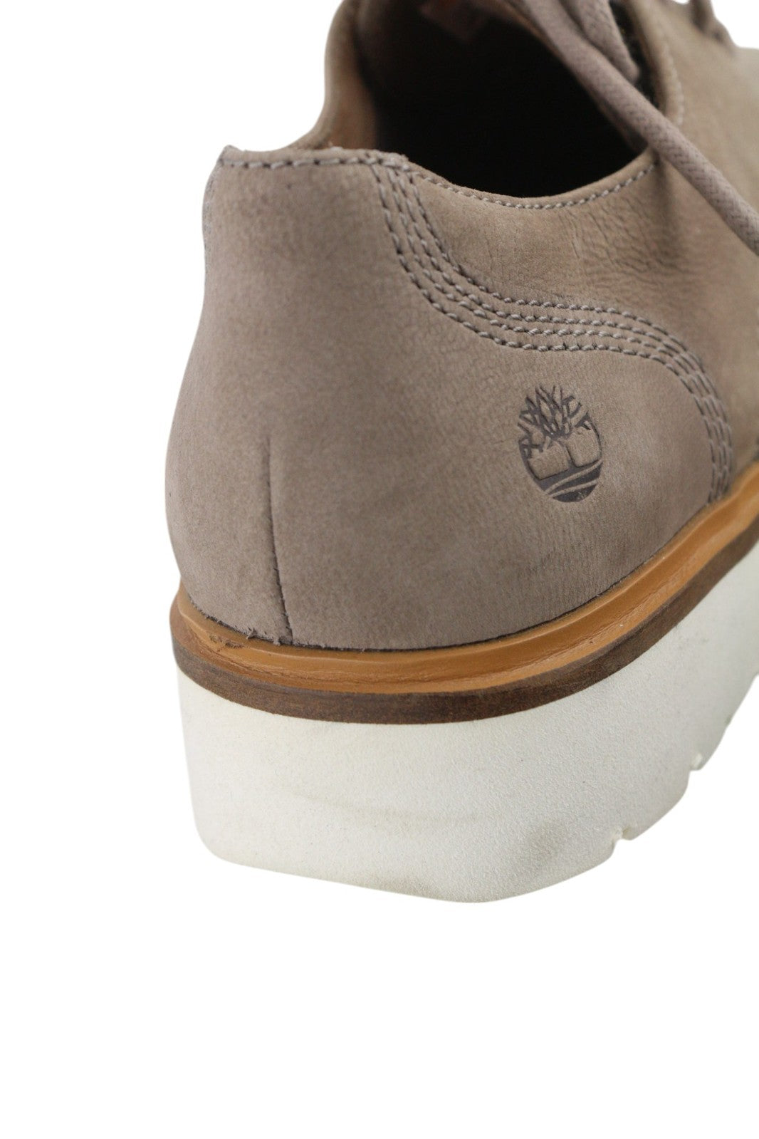 TIMBERLAND A1MLQ-A5619 moteriški batai EU37.5/38 pilkai rudi odiniai žemapadžiai su raišteliais 