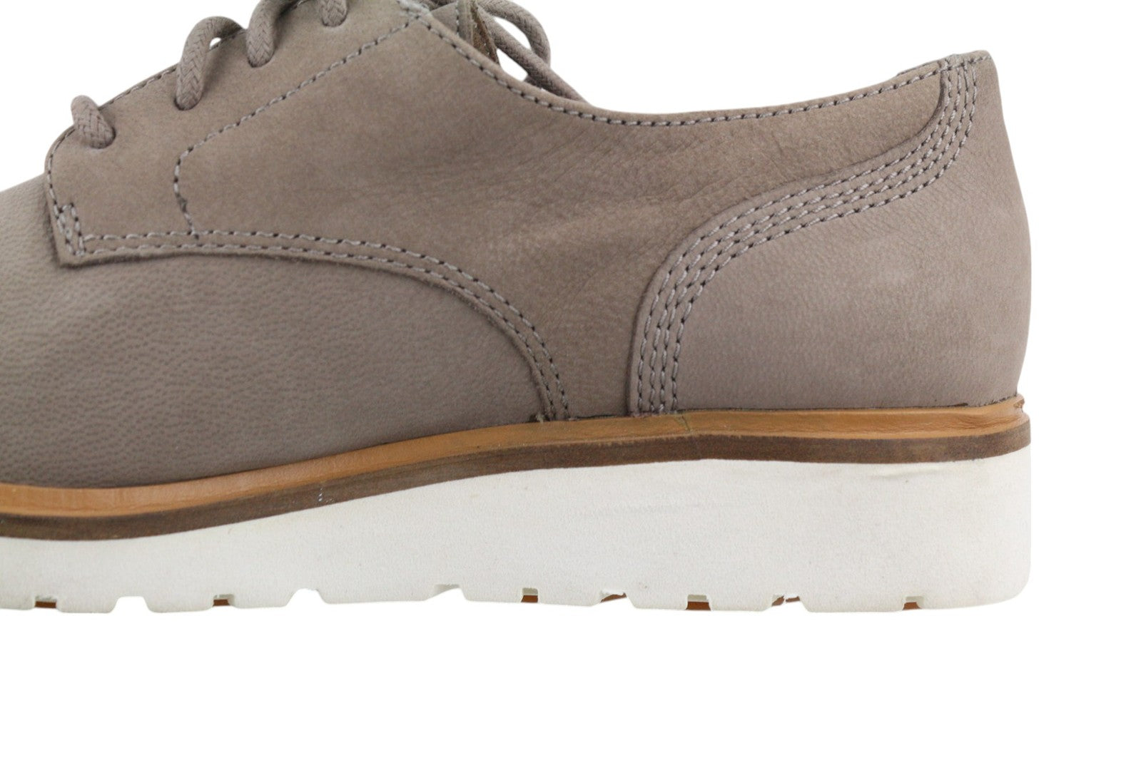 TIMBERLAND A1MLQ-A5619 moteriški batai EU37.5/38 pilkai rudi odiniai žemapadžiai su raišteliais 