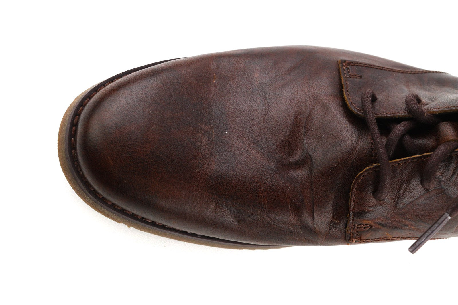 TIMBERLAND A22GK-A3619 vyriški batai EU43/43.5 tamsiai rudi laisvalaikio odiniai su raišteliais 