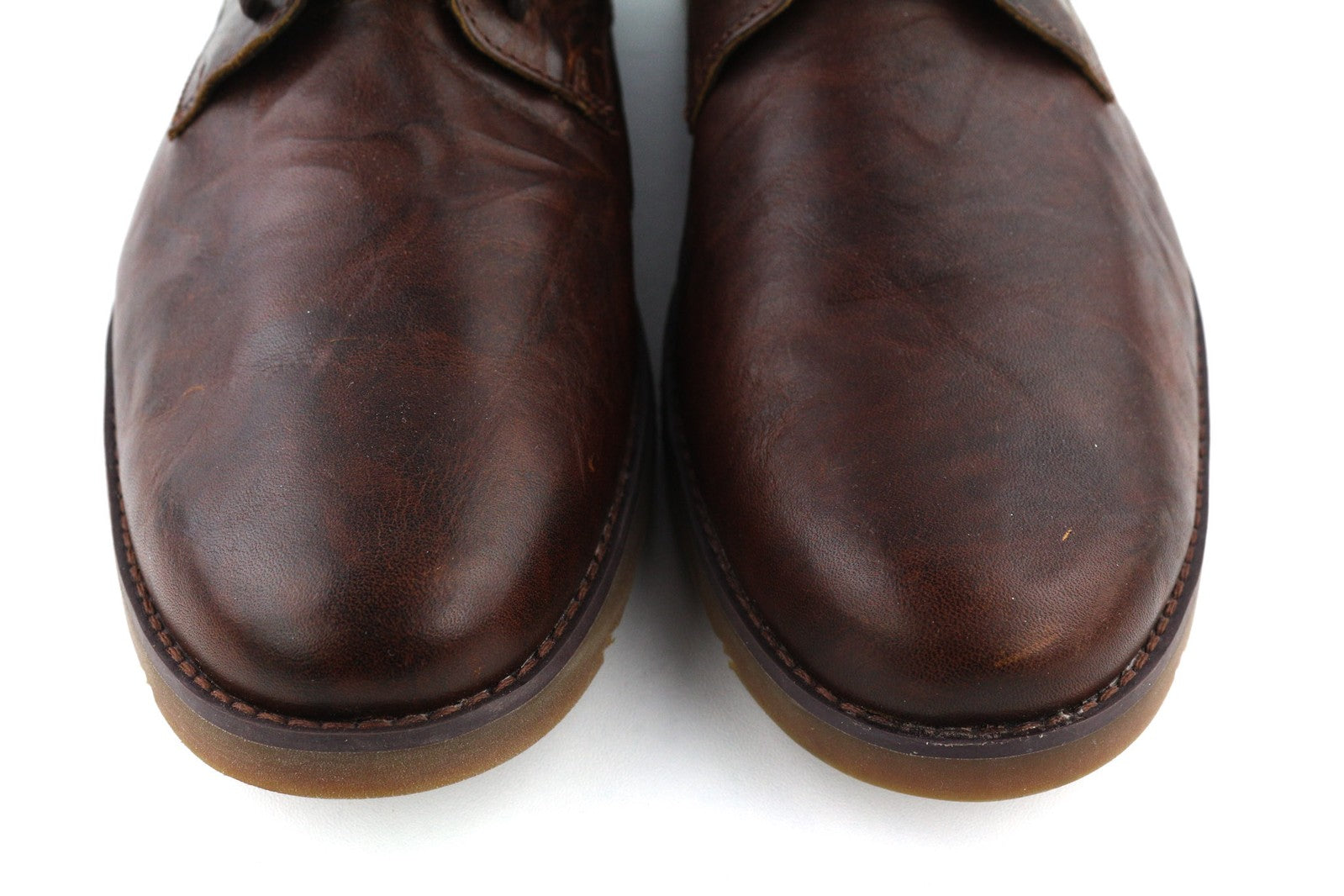 TIMBERLAND A22GK-A3619 vyriški batai EU43/43.5 tamsiai rudi laisvalaikio odiniai su raišteliais 