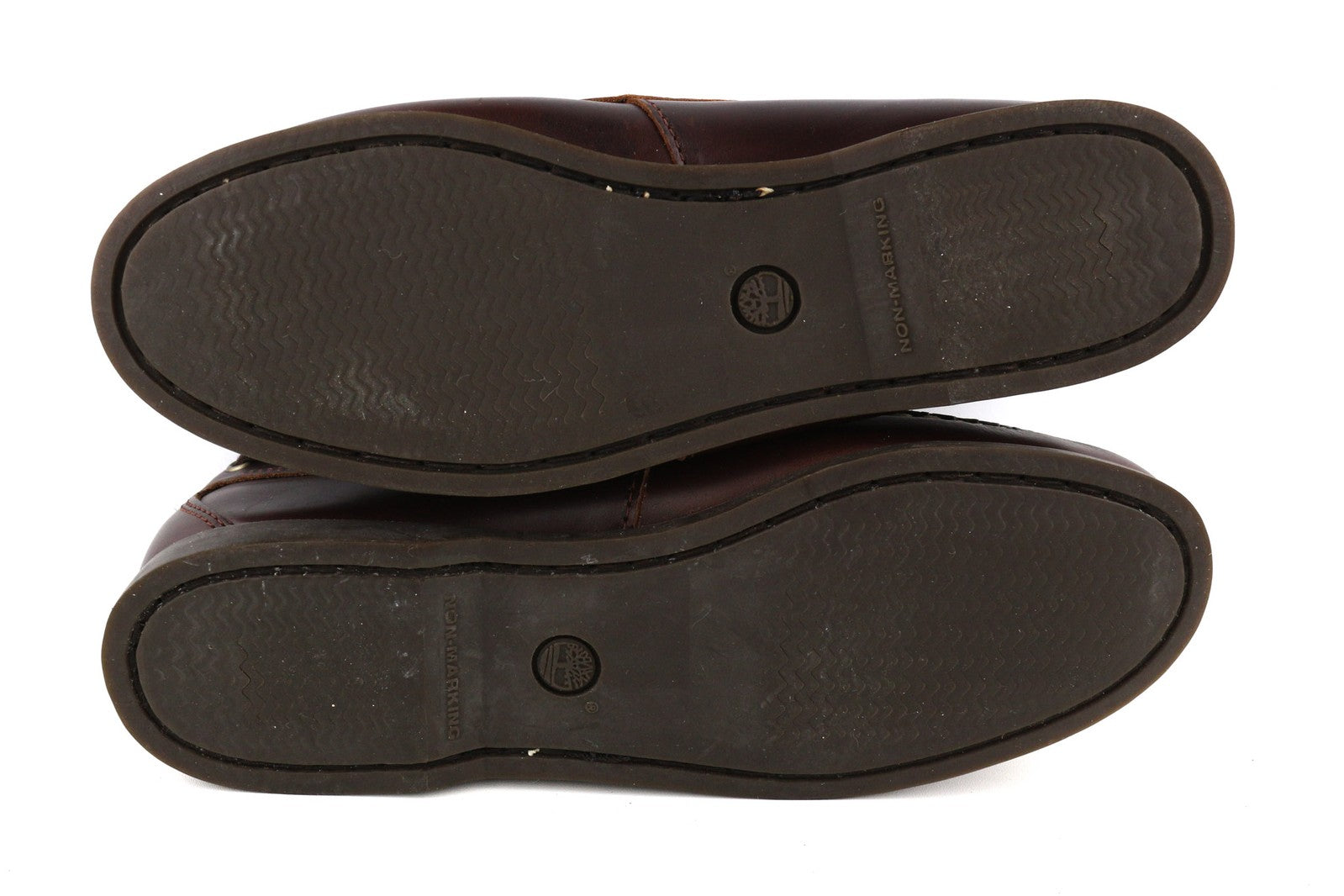 TIMBERLAND A199I-A4336 vyriški batai EU41/41.5 tamsiai rudi odiniai žemapadžiai mokasinai 